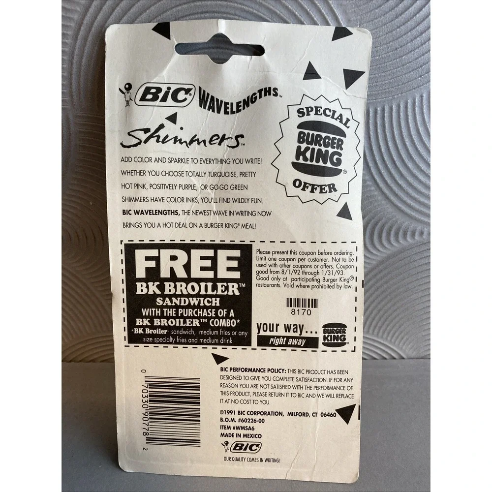 BIC package open